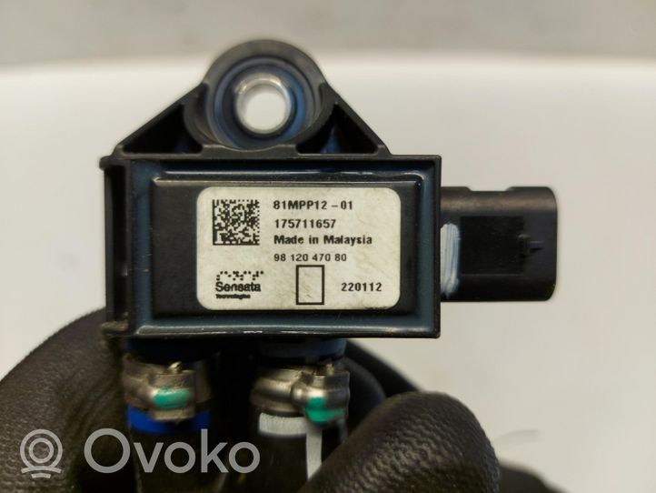 Citroen C4 III e-C4 Sensore di pressione dei gas di scarico 9812047080