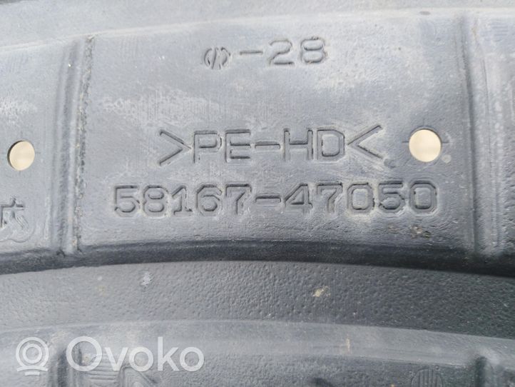Toyota Prius+ (ZVW40) Dugno apsauga galinės važiuoklės 58167-47050
