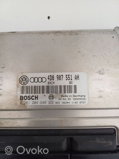 Audi A6 S6 C5 4B Moottorin ohjainlaite/moduuli 4D0907551AH