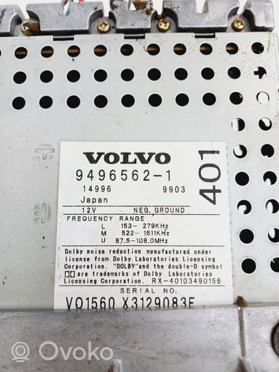 Volvo S80 Panel / Radioodtwarzacz CD/DVD/GPS 9496562