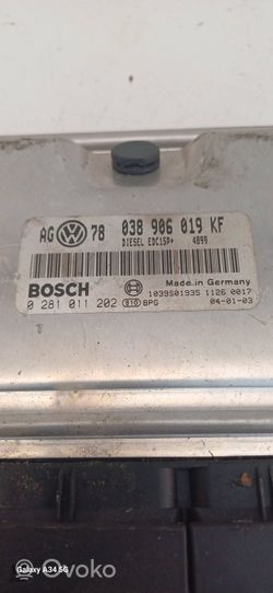 Volkswagen PASSAT B5 Moottorin ohjainlaite/moduuli 038906019KF
