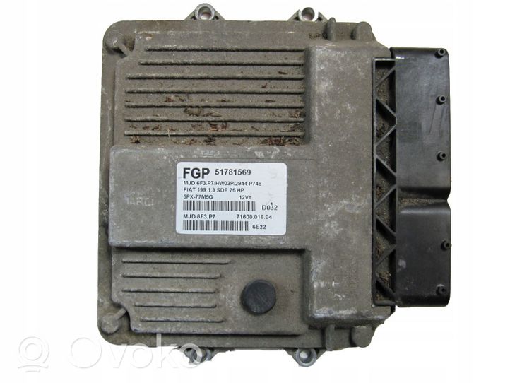 Fiat Grande Punto Muut ohjainlaitteet/moduulit 51781569
