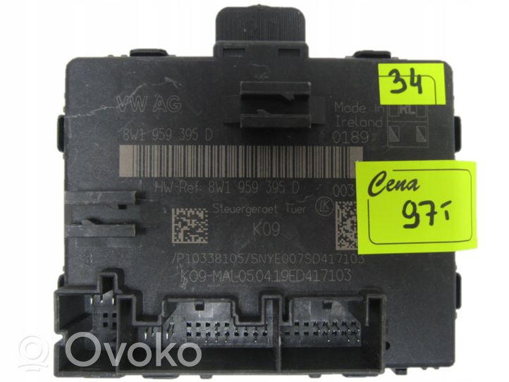 Audi A4 S4 B9 Centralina/modulo portiere 8W1959395D