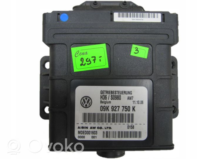 Volkswagen Transporter - Caravelle T5 Module de contrôle de boîte de vitesses ECU 09K927750K