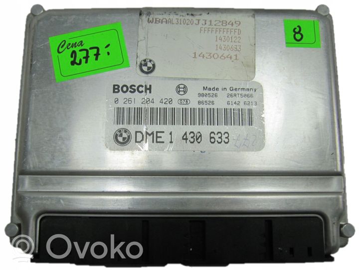 BMW 3 E46 Sterownik / Moduł ECU 1430633