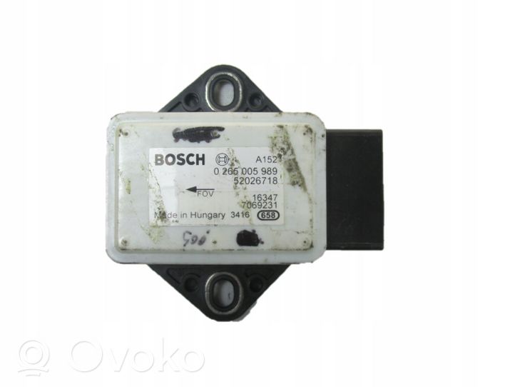 Fiat 500 ESP acceleration yaw rate sensor 0265005989