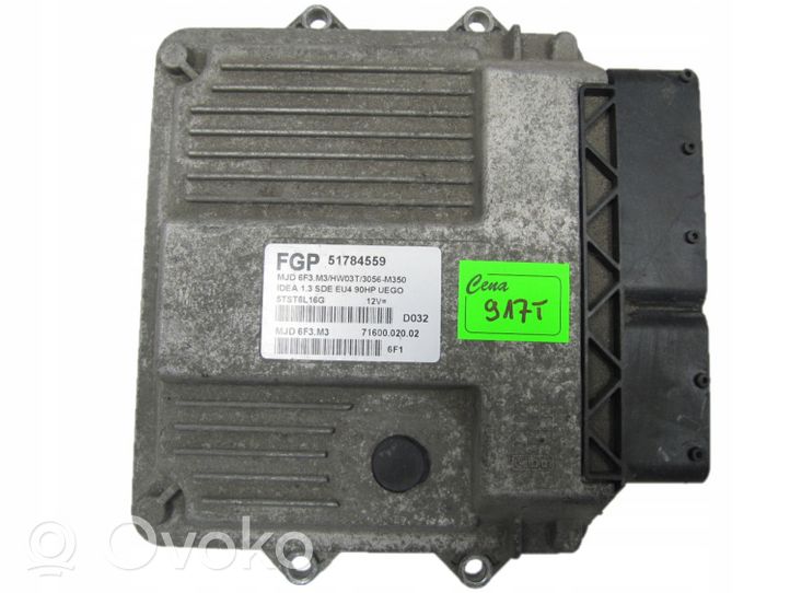 Fiat Idea Engine control unit/module 51784559