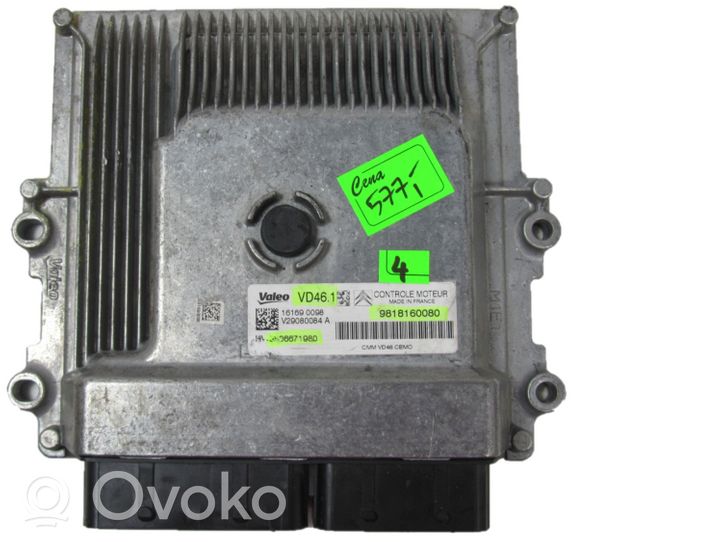 Citroen C3 Sterownik / Moduł ECU 9818160080