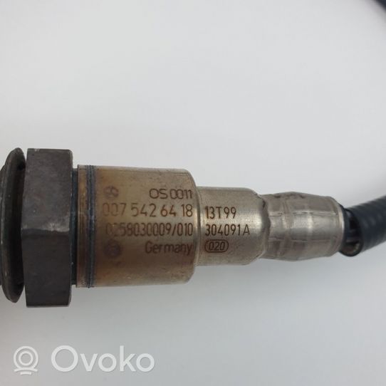 Mercedes-Benz SLK R172 Sonda lambda 0075426418