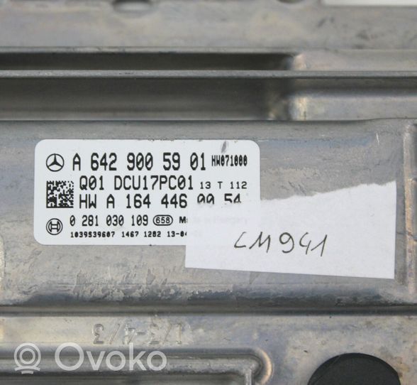 Mercedes-Benz ML W166 Unité de commande, module ECU de moteur A6429005901