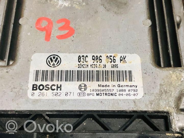 Volkswagen Passat Alltrack Unité de commande, module ECU de moteur 0261S02071