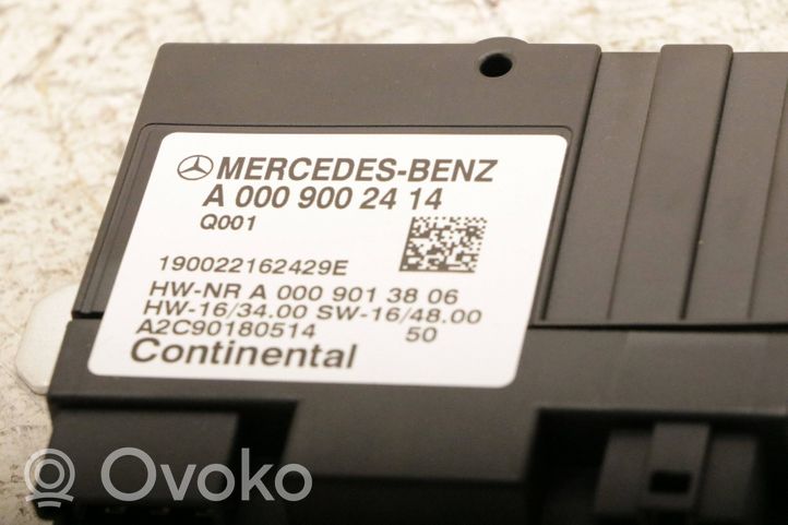 Mercedes-Benz AMG GT 4 x290 w290 Degalų (kuro) siurblio valdymo blokas A0009002414