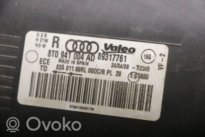 Audi A5 8T 8F Lampa przednia 8T0941004AD