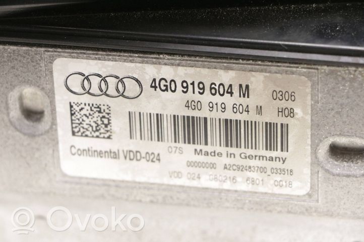 Audi A6 S6 C7 4G Schermo del visore a sovrimpressione 4G0919604M