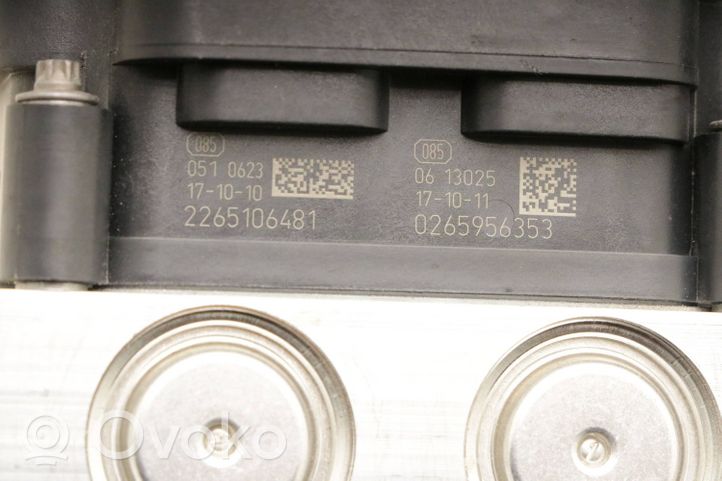 Peugeot 3008 II ABS-pumppu 0265956353