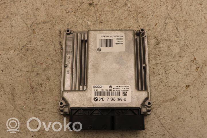 BMW 3 E90 E91 Calculateur moteur ECU 7565300