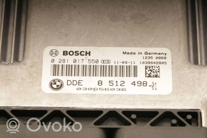 BMW X1 E84 Calculateur moteur ECU 0281017550