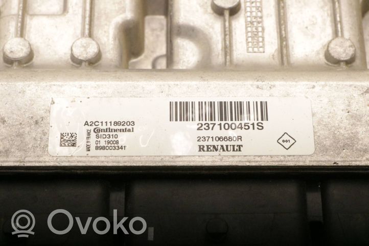 Renault Kangoo II Variklio valdymo blokas 237106680R