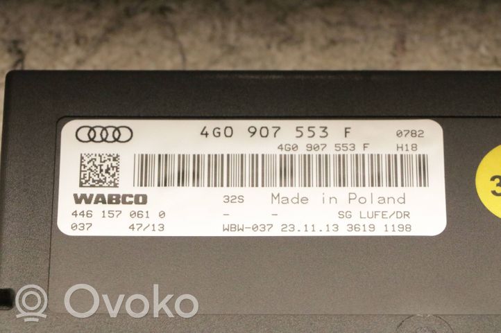 Audi A7 S7 4G Jousituksen ohjainlaite/moduuli 4G0907553F