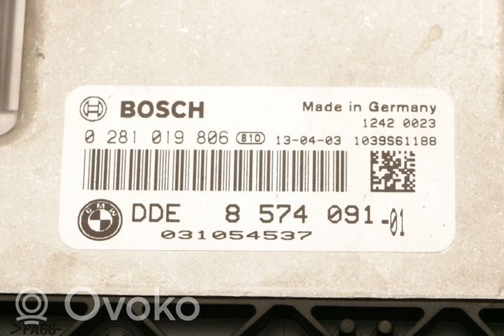 BMW 5 F10 F11 Calculateur moteur ECU 8574091