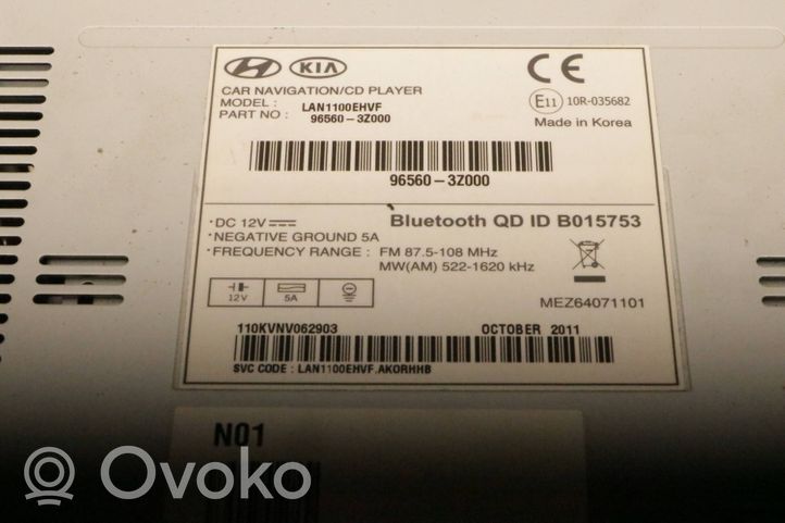 Hyundai i40 Radio/CD/DVD/GPS-pääyksikkö 96560-3Z000