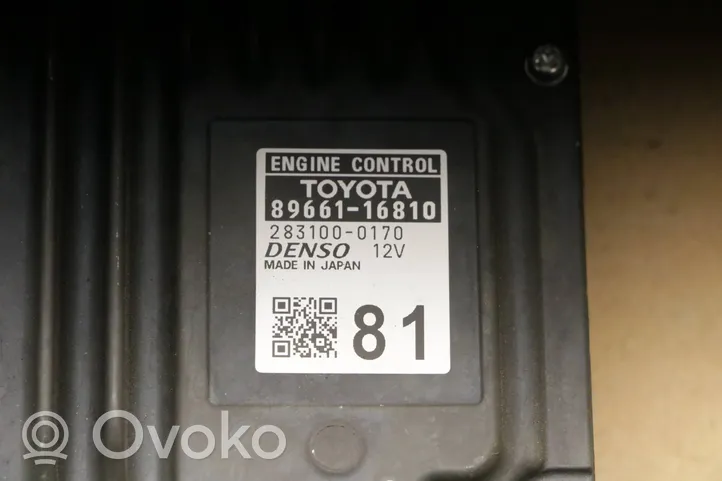 Toyota Corolla Cross Calculateur moteur ECU 89661-16810