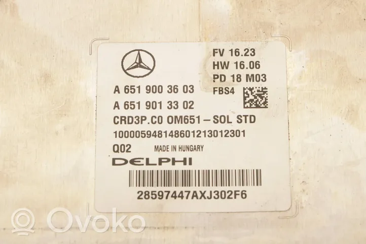 Mercedes-Benz Sprinter W907 W910 Variklio valdymo blokas A6519003603