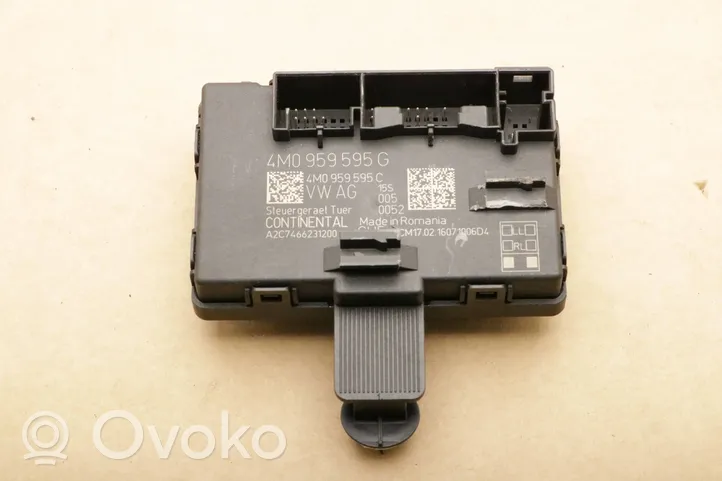 Audi Q7 4M Durų elektronikos valdymo blokas 4M0959595G