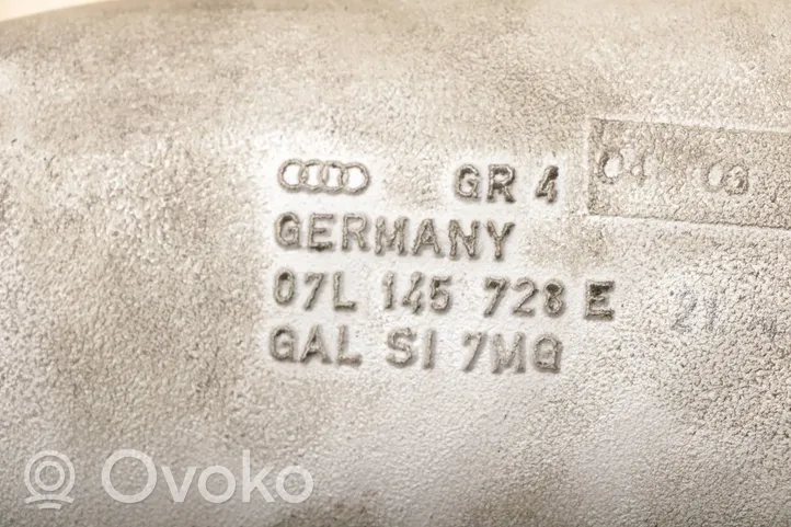 Audi RS6 C6 Tube d'admission de tuyau de refroidisseur intermédiaire 07L145728E