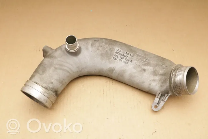 Audi RS6 C6 Tube d'admission de tuyau de refroidisseur intermédiaire 07L145728E