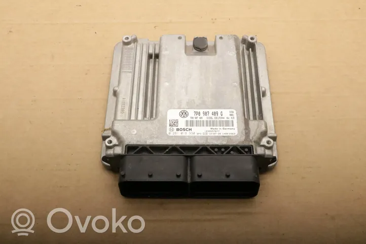 Volkswagen Touareg II Calculateur moteur ECU 7P0907409G