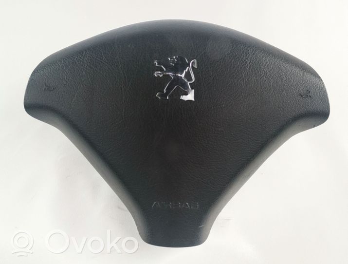 Peugeot 307 Poduszka powietrzna Airbag kierownicy 96556746ZR