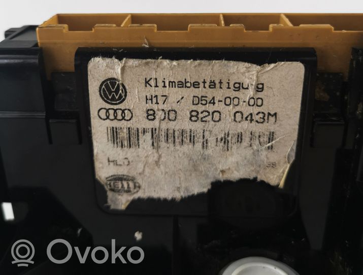 Audi A4 S4 B5 8D Ilmastoinnin ohjainlaite 8D0820043M