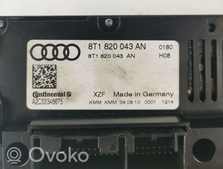 Audi A4 S4 B8 8K Ilmastoinnin ohjainlaite 8T1820043AN