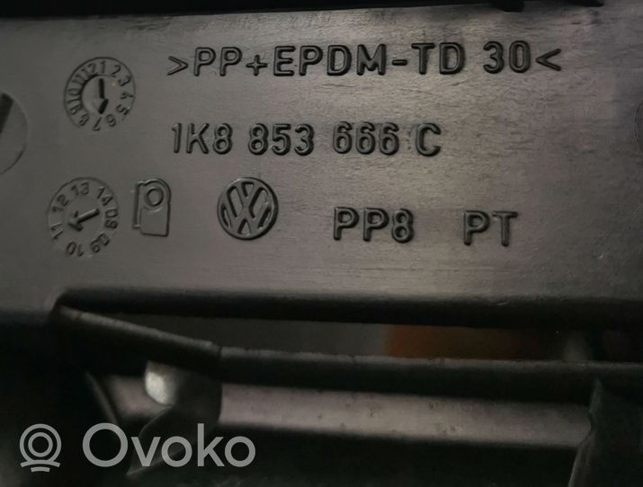 Volkswagen Scirocco Priešrūkinio žibinto apdaila/ grotelės 1K8853666C