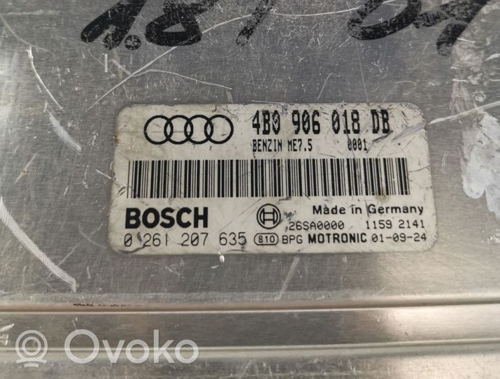 Audi A4 S4 B5 8D Centralina/modulo del motore 4B0906018DB