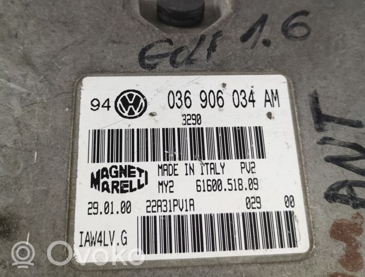 Volkswagen Golf IV Calculateur moteur ECU 036906034AM