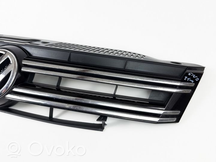 Volkswagen Tiguan Maskownica / Grill / Atrapa górna chłodnicy 5n0853653e