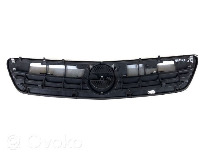 Opel Meriva A Front bumper upper radiator grill 13207140