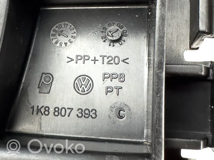 Volkswagen Scirocco Staffa di rinforzo montaggio del paraurti posteriore 1k8807393
