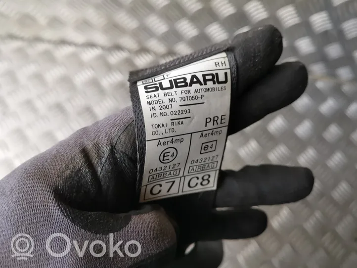 Subaru Legacy Передний ремень безопасности H074101