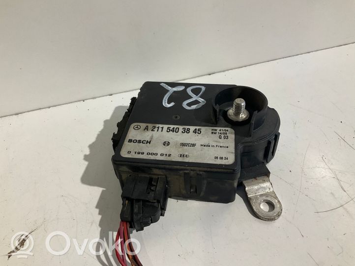 Mercedes-Benz E W211 Module de contrôle de batterie A2115403845