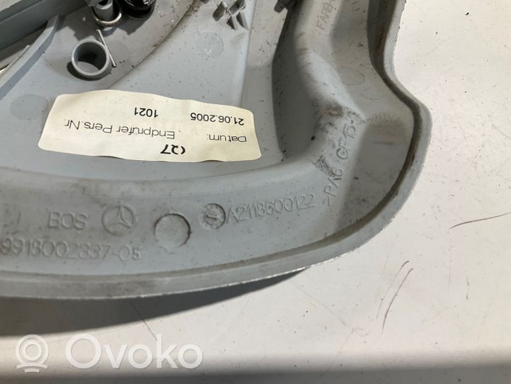 Mercedes-Benz E W211 Staffa di montaggio copertura ripiano portaoggetti A2118600122