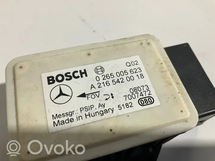 Mercedes-Benz E W211 Sensore di imbardata accelerazione ESP A2165420018