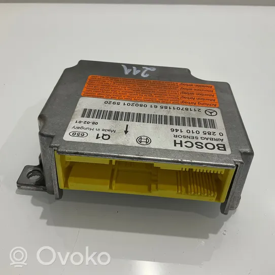 Mercedes-Benz E W211 Airbag control unit/module 0285010146