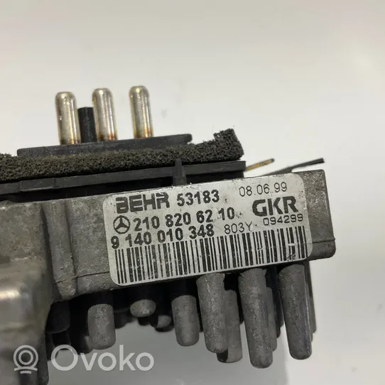 Mercedes-Benz E W210 Heater blower motor/fan resistor 2108206210