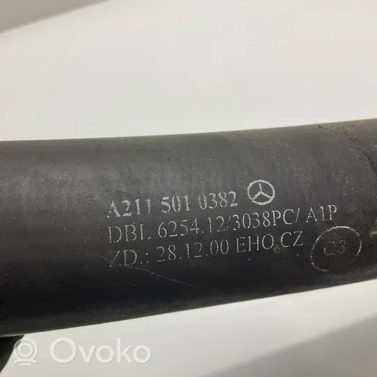 Mercedes-Benz E W211 Engine coolant pipe/hose A2115010382