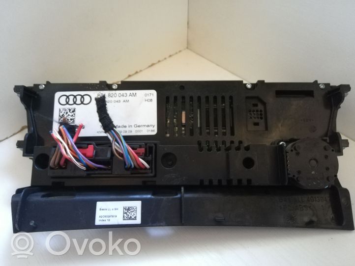 Audi A4 S4 B8 8K Panel klimatyzacji 8T1820043AM