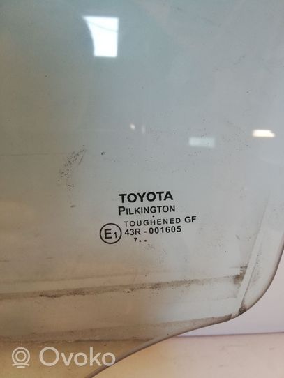 Toyota Avensis T270 Etuoven ikkunalasi, neliovinen malli 43R001605