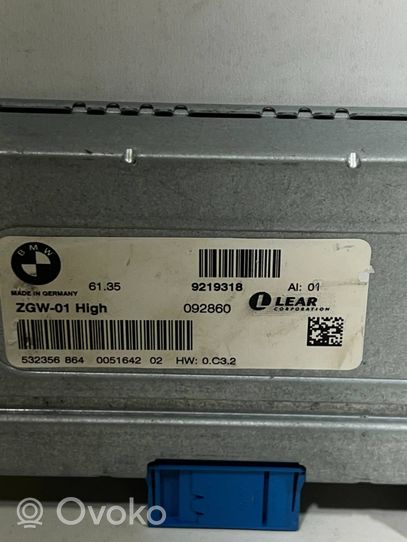 BMW 7 F01 F02 F03 F04 Oven keskuslukituksen ohjausyksikön moduuli 9219318